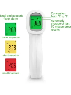 Medisana Technik|Pflege & Gesundheit<Infrarot-Kontaktlos-Multifunktionsthermometer "TM A79" in Weiß