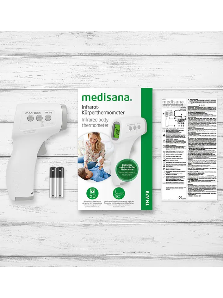 Medisana Technik|Pflege & Gesundheit<Infrarot-Kontaktlos-Multifunktionsthermometer "TM A79" in Weiß