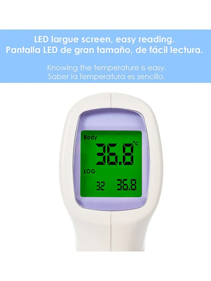 DAM Pflege & Gesundheit|Klima & Haushalt<Infrarot-Thermometer in Weiß/ Lila