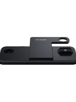 SmartCase Technikzubehör<3in1-Induktions-Ladestation in Schwarz