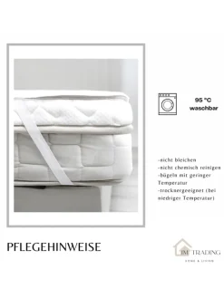 COFI 1453 Betten & Matratzen<Inkontinenz Matratzenauflage Matratzenschoner Wasserdicht Bett Schutz in Weiß