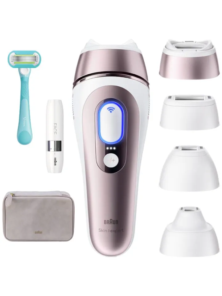 Braun Technik|Pflege & Gesundheit<IPL-Haarentferner "Skin i-expert Pro IPL PL7432" in Weiß/ Roségold