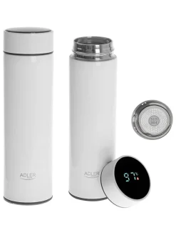 Adler Europe Aufbewahren & Servieren<Isolierfalsche "AD 4506" in Weiß - 473 ml