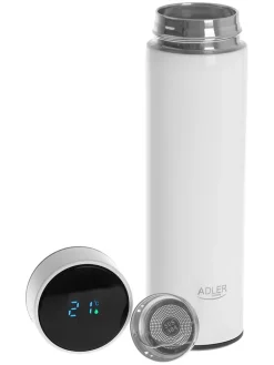 Adler Europe Aufbewahren & Servieren<Isolierfalsche "AD 4506" in Weiß - 473 ml