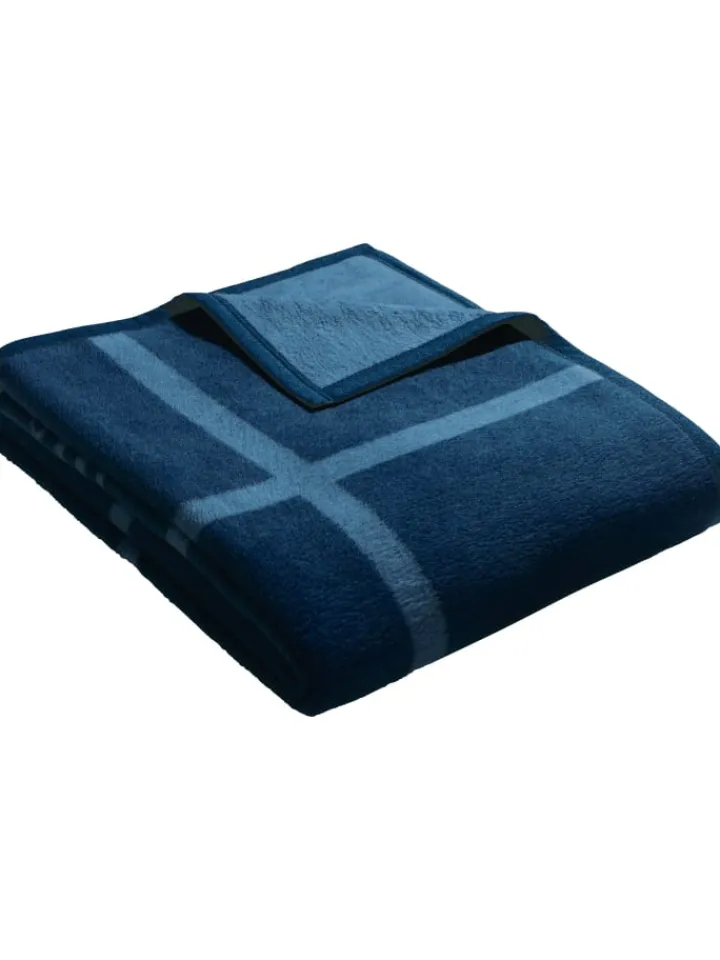 LOOKS by Wolfgang Joop Wohndecken & Plaids<Jacquard, Baumwollmischung Wohndecke in blau