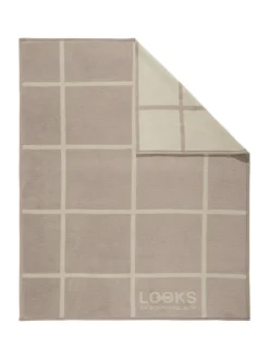 LOOKS by Wolfgang Joop Wohndecken & Plaids<Jacquard, Baumwollmischung Wohndecke 2er-Pack in beige