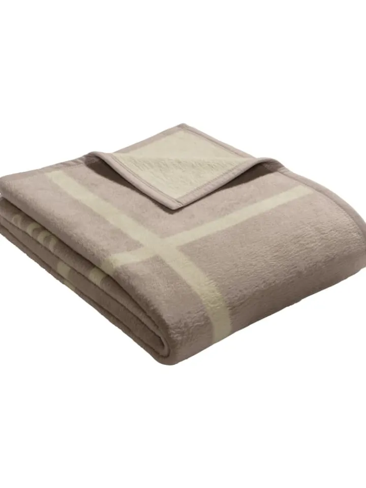 LOOKS by Wolfgang Joop Wohndecken & Plaids<Jacquard, Baumwollmischung Wohndecke in beige