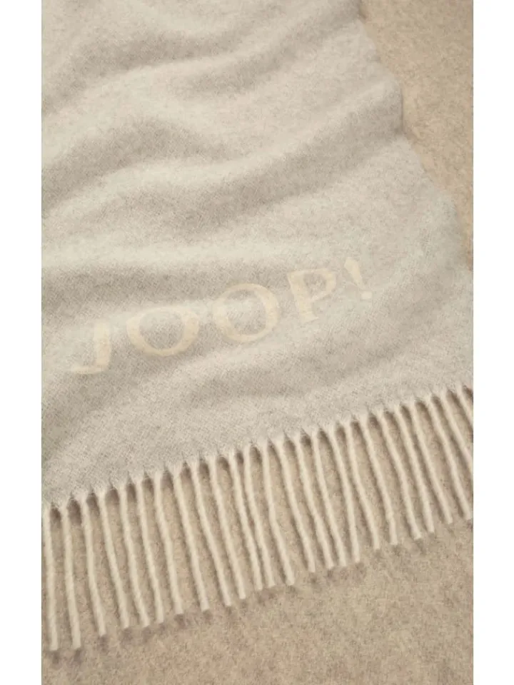 JOOP! Wohndecken & Plaids<FINE-DOUBLEFACE Plaid 130x180 cm, Creme-Natur
