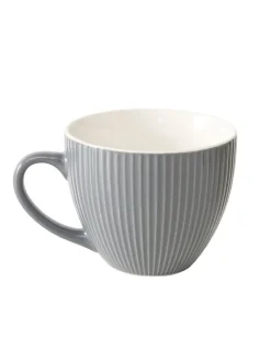 Boltze Gedeckter Tisch<Jumbotasse "Ranura" in Grau - 420 ml