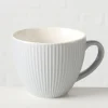 Boltze Gedeckter Tisch<Jumbotasse "Ranura" in Hellgrau - 420 ml