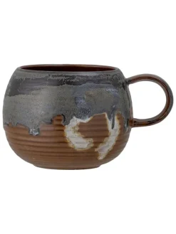 Bloomingville Gedeckter Tisch<Jumbotasse ''Senna'' in Braun/ Grau - 510 ml