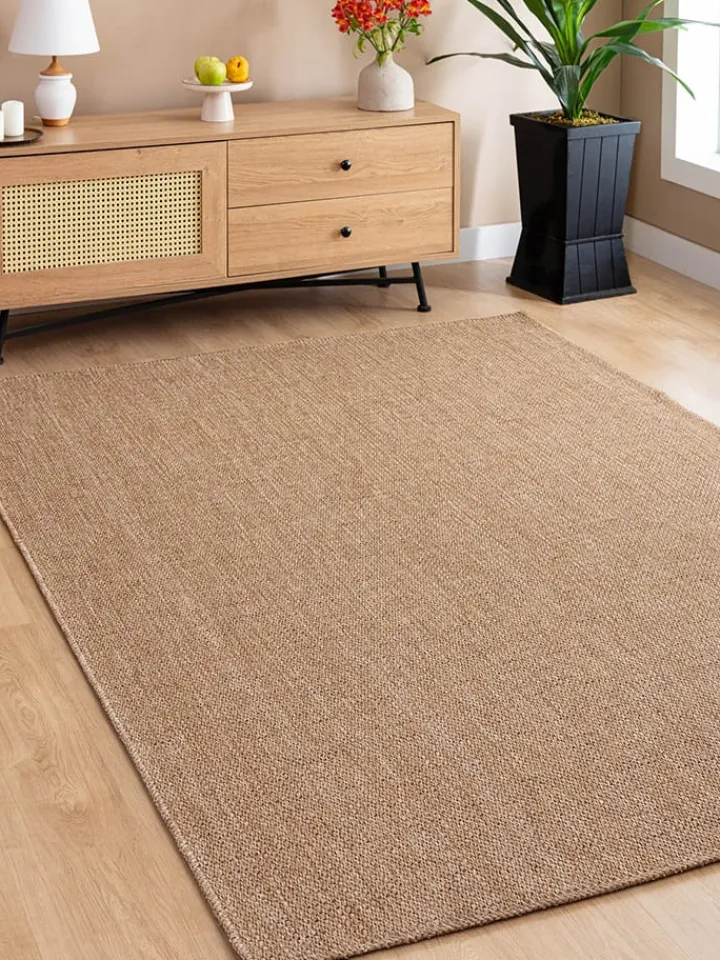 Mioli Teppiche & Fußmatten<Jute-Teppich in Hellbraun