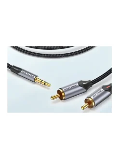 Wisam® Tablets, Konsolen & Elektronisches Spielzeug<Kabel Audiokabel 2x Cinch auf 3.5mm 8m (grau)