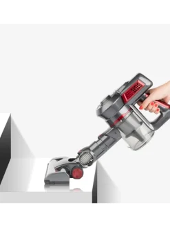 HKoenig Staubsauger<Kabelloser-Staubsauger 2 in 1 PowerClean UP620 in Rot