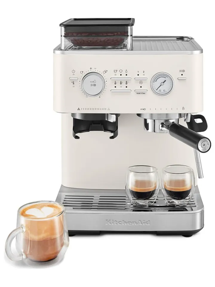 KitchenAid Küchenelektronik<Kaffeehalbautomat "5KES6551" in Creme