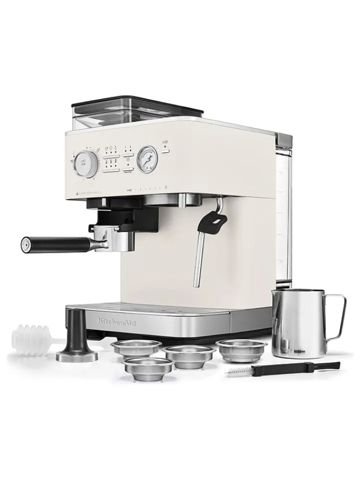 KitchenAid Küchenelektronik<Kaffeehalbautomat "5KES6551" in Creme