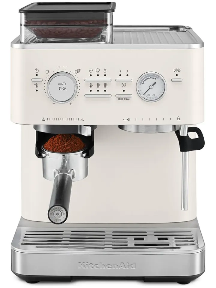 KitchenAid Küchenelektronik<Kaffeehalbautomat "5KES6551" in Creme