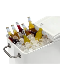Beachtrekker Grillen<Kailua Cooler - Kühlbox, Kühlwagen, Getränkekühler, Weiß
