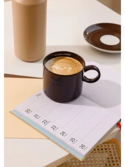 Design Letters Büro- & Schulbedarf<Kalender "2026" in Beige - (L)21 x (B)14,8 cm