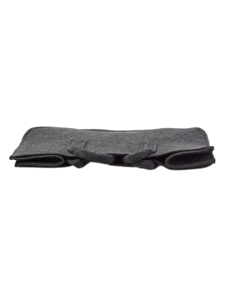 relaxdays Kisten & Körbe<Kaminholztasche in Anthrazit