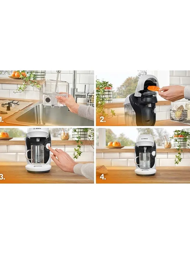 Bosch Kleingeräte Küchenelektronik<Kapselmaschine "Tassimo Style" in Weiß