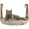 Paws&Whiskers Katzen<Katzenbett in Beige - (L)35 x (B)52 cm