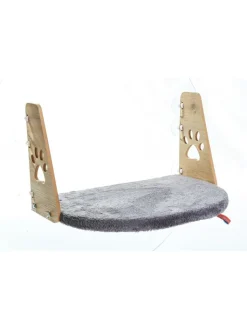 Paws&Whiskers Katzen<Katzenbett in Grau