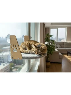 Paws&Whiskers Katzen<Katzenbett in Grau