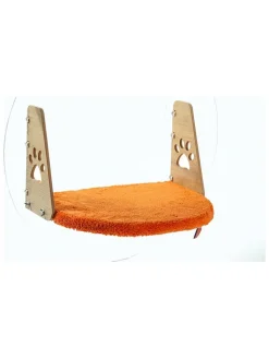 Paws&Whiskers Katzen<Katzenbett in Orange - (L)28 x (B)47 cm