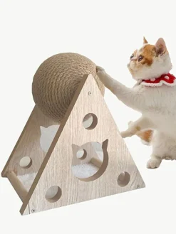 Paws&Whiskers Katzen<Katzenspielzeug in Beige - (B)27 x (H)27 x (T)21 cm