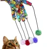 Paws&Whiskers Katzen<Katzenspielzeug in Bunt - (H)25 cm