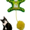 Paws&Whiskers Katzen<Katzenspielzeug in Grün - (L)12 x (B)16 cm