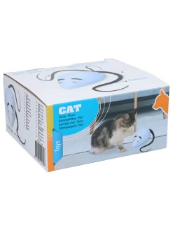Edco Katzen<Katzenspielzeug in Weiß/ Schwarz - (L)21 cm