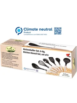 Stoneline Koch- & Backutensilien<Küchenhelfer Set 6-teilig in Natur
