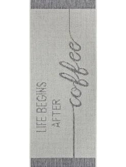 Hanse Home Teppiche & Fußmatten<Küchenläufer "Life Begins After Coffee" in Creme/ Grau