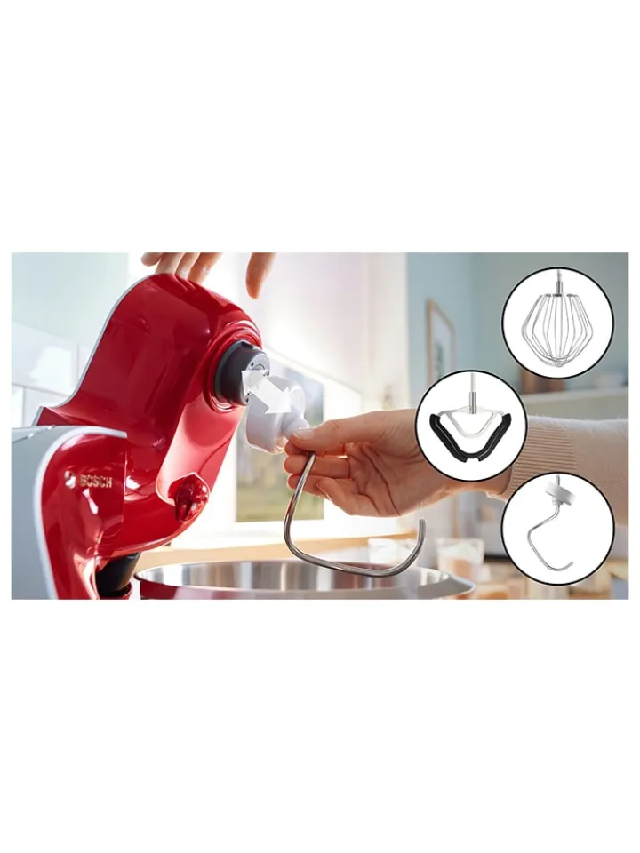 Bosch Kleingeräte Küchenelektronik<Küchenmaschine "Mum 5" mit Zubehör in Rot