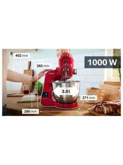 Bosch Kleingeräte Küchenelektronik<Küchenmaschine "Mum 5" mit Zubehör in Rot