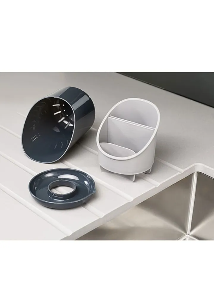 JosephJoseph Putz- & Waschutensilien<Küchenutensilien-Organizer "Dock" in Dunkelgrau/ Grau - (H)19 cm