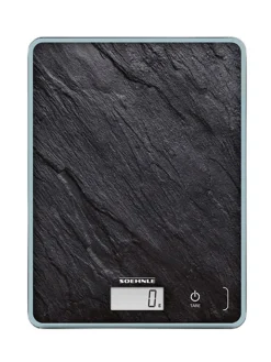 Soehnle Küchenelektronik<Küchenwaage "KWD Page Compact 300" in Schwarz - (L)23,5 x (B)19 cm