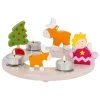 Goki Wohndekoration<Kerzenkranz "Ostern und Weihnachten" in Bunt
