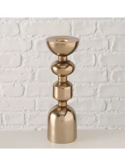 Boltze Kerzen, Vasen & Mehr<Kerzenleuchter "Glory" in Gold - (H)21 cm