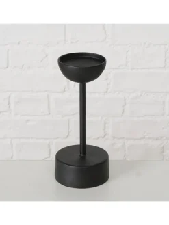 Boltze Kerzen, Vasen & Mehr<Kerzenleuchter "Vimo" in Schwarz - (H)20 cm