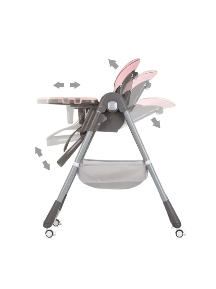 Chipolino Babymöbel<Kinderhochstuhl First Spoon in rosa