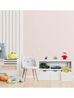 relaxdays Kindermöbel|Regale & Schränke<Kinderregal in Weiß - (B)102 x (H)60 x (T)30 cm
