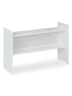 relaxdays Kindermöbel<Kinderregal in Weiß - (B)92 x (H)60 x (T)30 cm