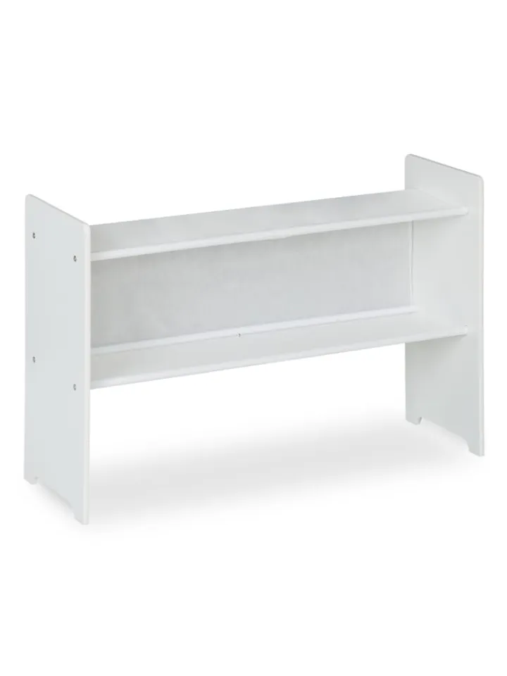 relaxdays Kindermöbel<Kinderregal in Weiß - (B)92 x (H)60 x (T)30 cm