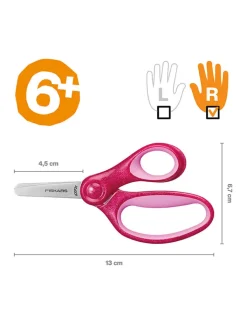 Fiskars Weitere Haushaltshelfer<Kinderschere in Pink - (L)13 cm - ab 6 Jahren