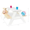 Pinolino Sitzmöbel<Kindersitzgarnitur "Nicki für 4" in Weiß - (L)90 x (B)79 x (H)50 cm
