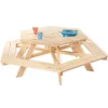 Pinolino Sitzmöbel<Kindersitzgarnitur "Nicki 6-Eck" in Natur - (L)162 x (B)162 x (H)50 cm