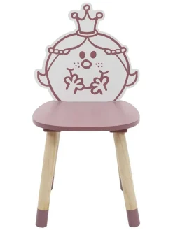 The Home Deco Kids Sitzmöbel<Kinderstuhl "Madame Princesse" in Rosa - (B)28 x (H)57,5 x (T)28 cm